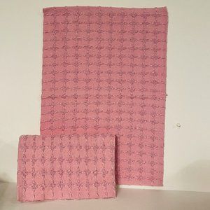 Placemats Pink Embellished Urban Villa 14x20 Inches Set Of 2